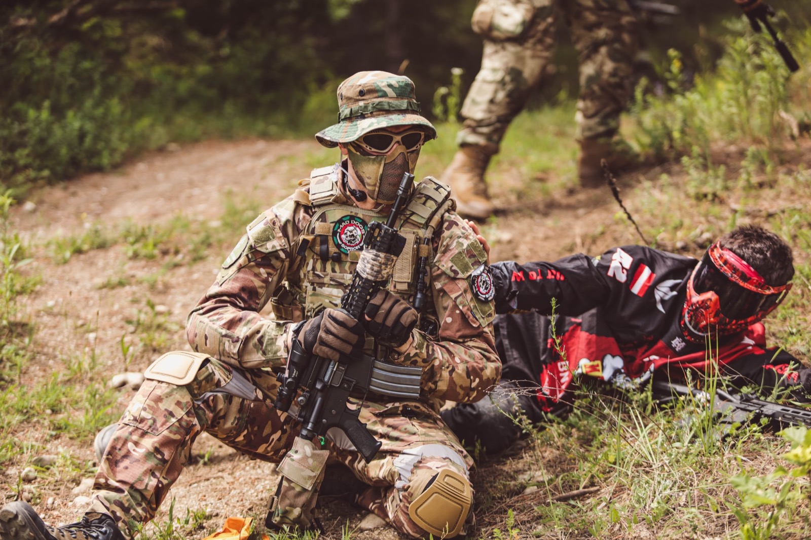 Kültéri airsoft játék a West Gate terepén